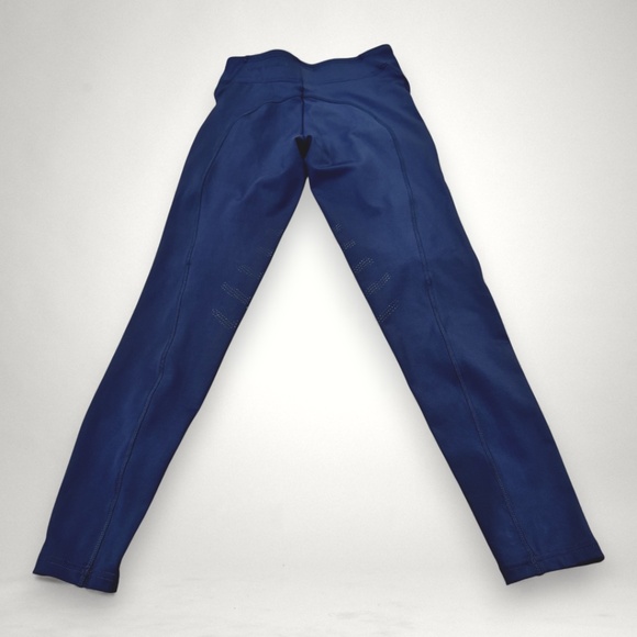 Aztec Diamond Navy Core Leggings Knee Grip (Navy) - Picture 2 of 8